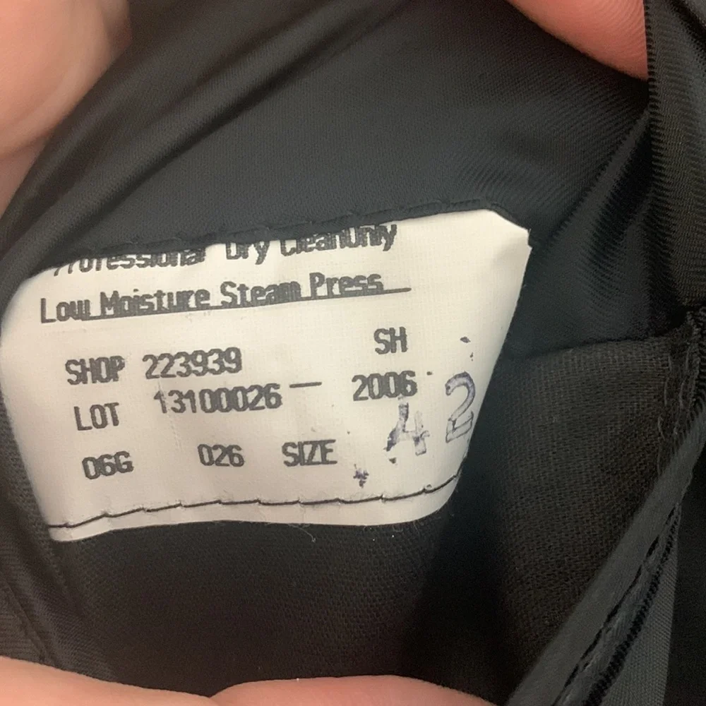 Brooks brothers black blazer suit jacket 42 L
